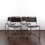 SET OF 4 THONET B 33 CANTILEVER CHAIRS DESIGNED BY MARCEL BREUER